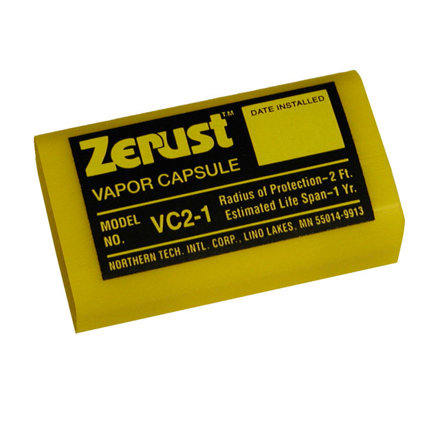 A Zerust capsule with the same technology as the table saw cover.